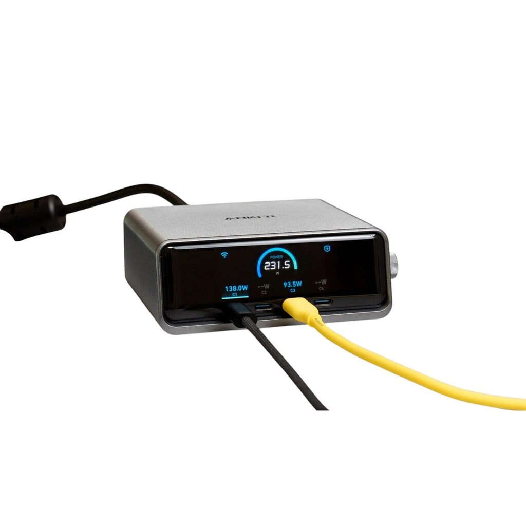 Anker Prime 250W GaN Charging Station - 140W PD 3.1, 6 Ports, LCD Display